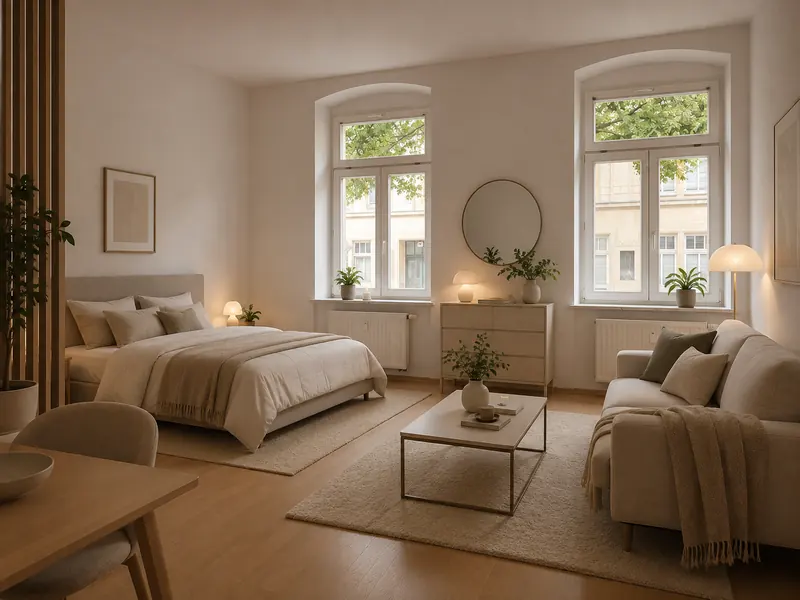 Charmante 1-Zimmer-Eigentumswohnung mit Terrasse im denkmalgeschützten Altbau