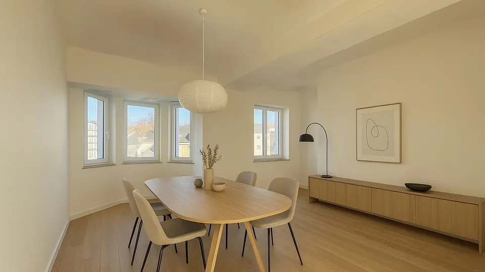 Erstbezug: 5,5-Raum-Wohnung mit XXL Dachterrasse und großen Kinderzimmern mit Schlafebene
