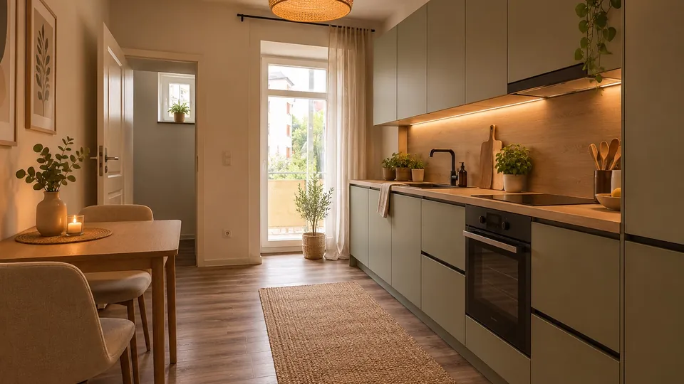 Wohnen am Schlossteich - attraktive 3-Zimmer-Wohnung mit großzügigem Balkon und Parkettfußboden