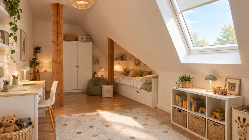 Modernes Wohnen über zwei Ebenen – hochwertige 4-Zimmer-Maisonette im Dachgeschoss von Engelsdorf