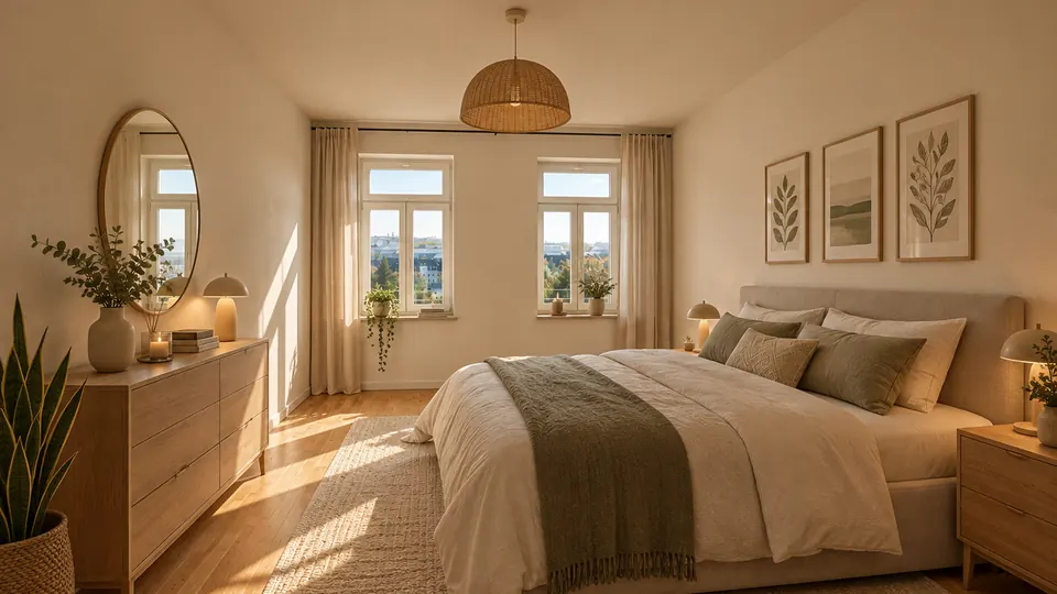 Modernisierte Wohnung mit stilvollem Tageslichtbad und Balkon