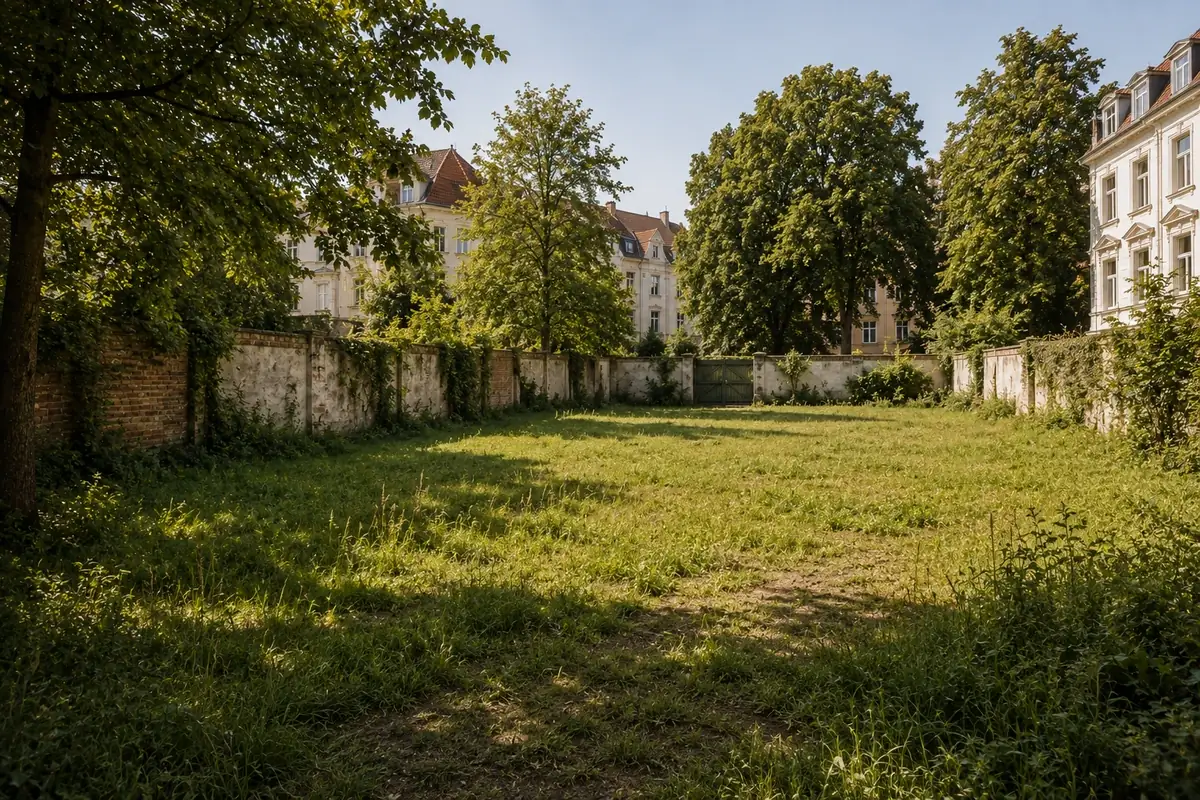 Building plot in a central location