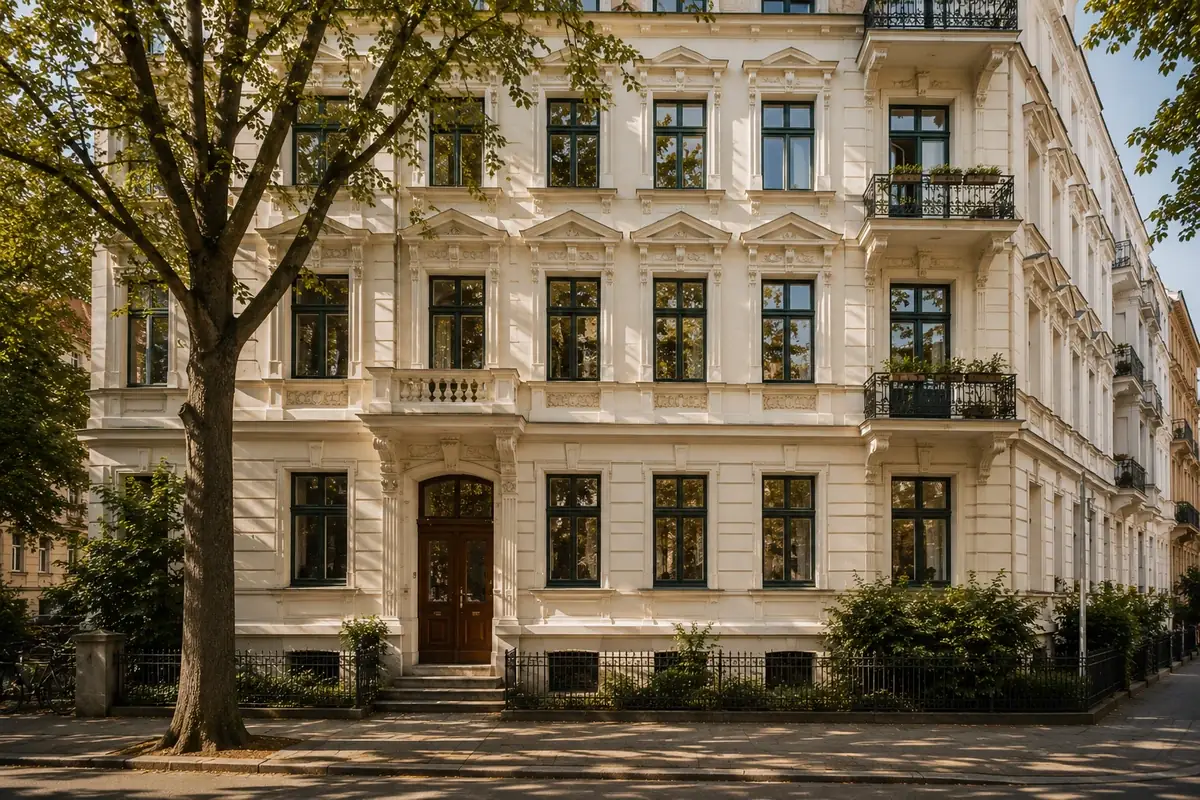 An apartment building from the late nineteenth century