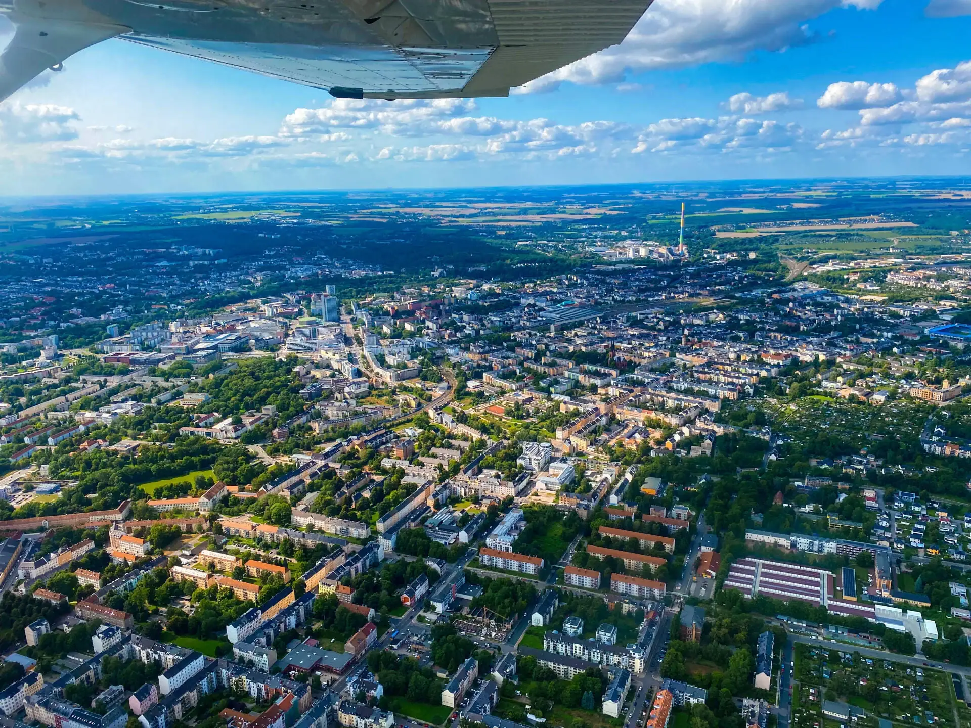 ANNA Business Park aerial view, Chemnitz